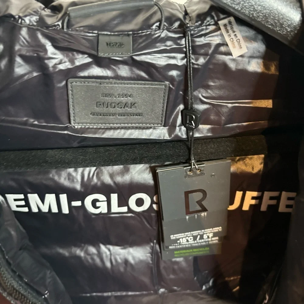 Rudsak Quilted Down Jacket XS rare BNWT - Picture 11 of 17